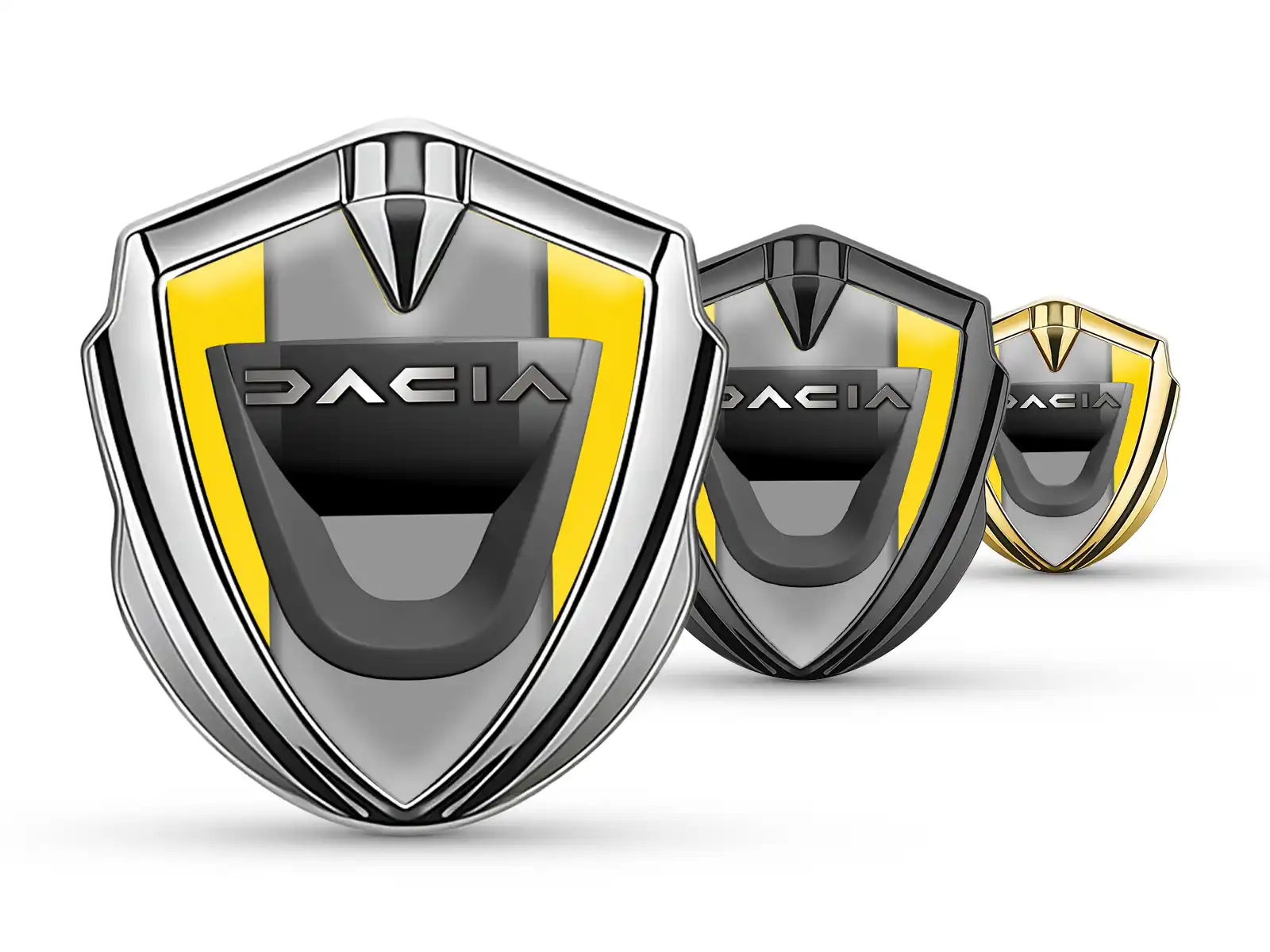 Dacia Metal Emblem Badge Luxury Design Alloy